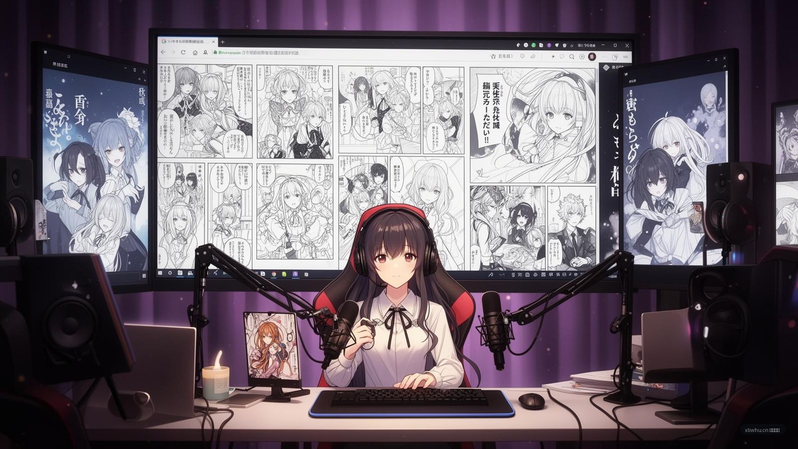 xliwhu.cn 漫画社区直播交流片段